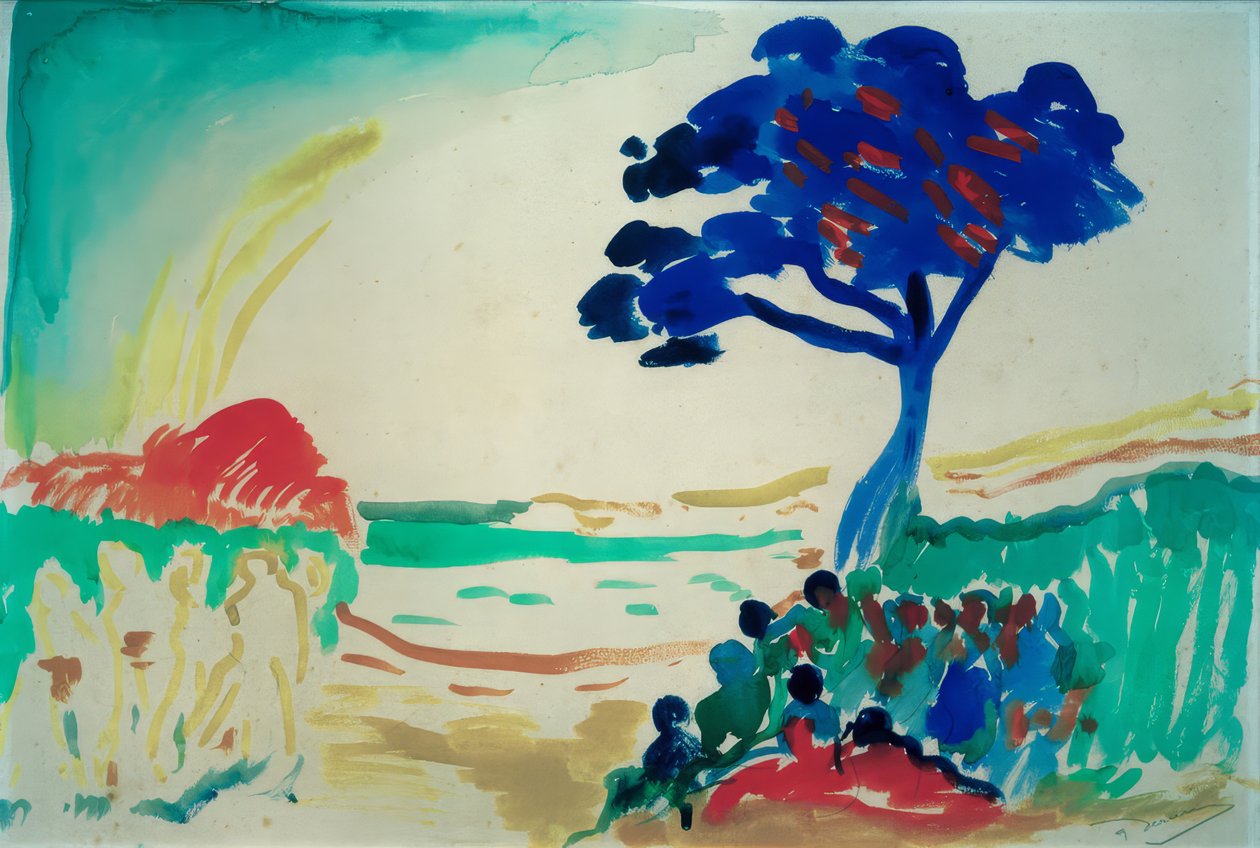 Det blå træ af Andre Derain