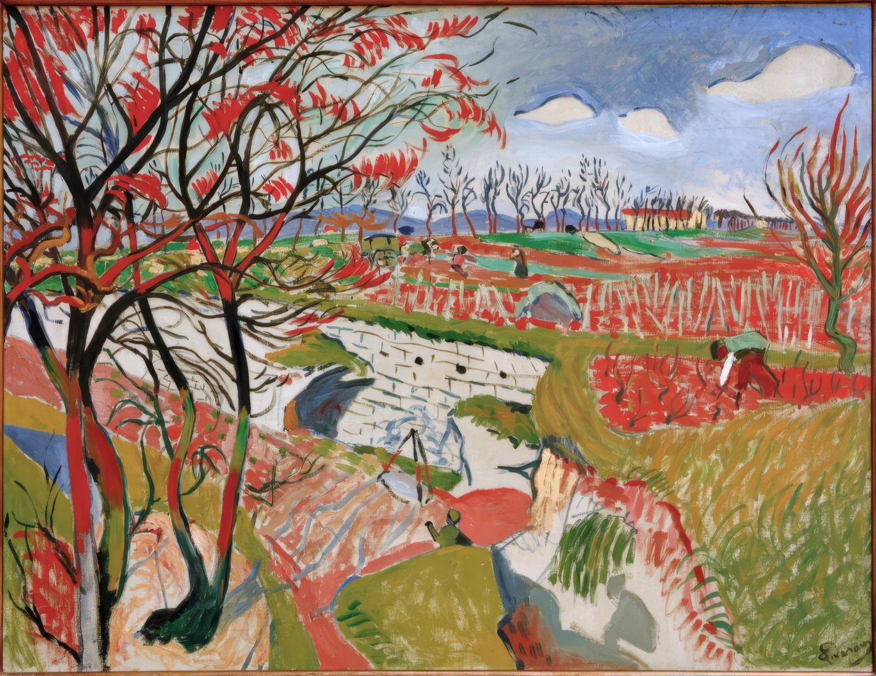 Vinranker i foråret af Andre Derain