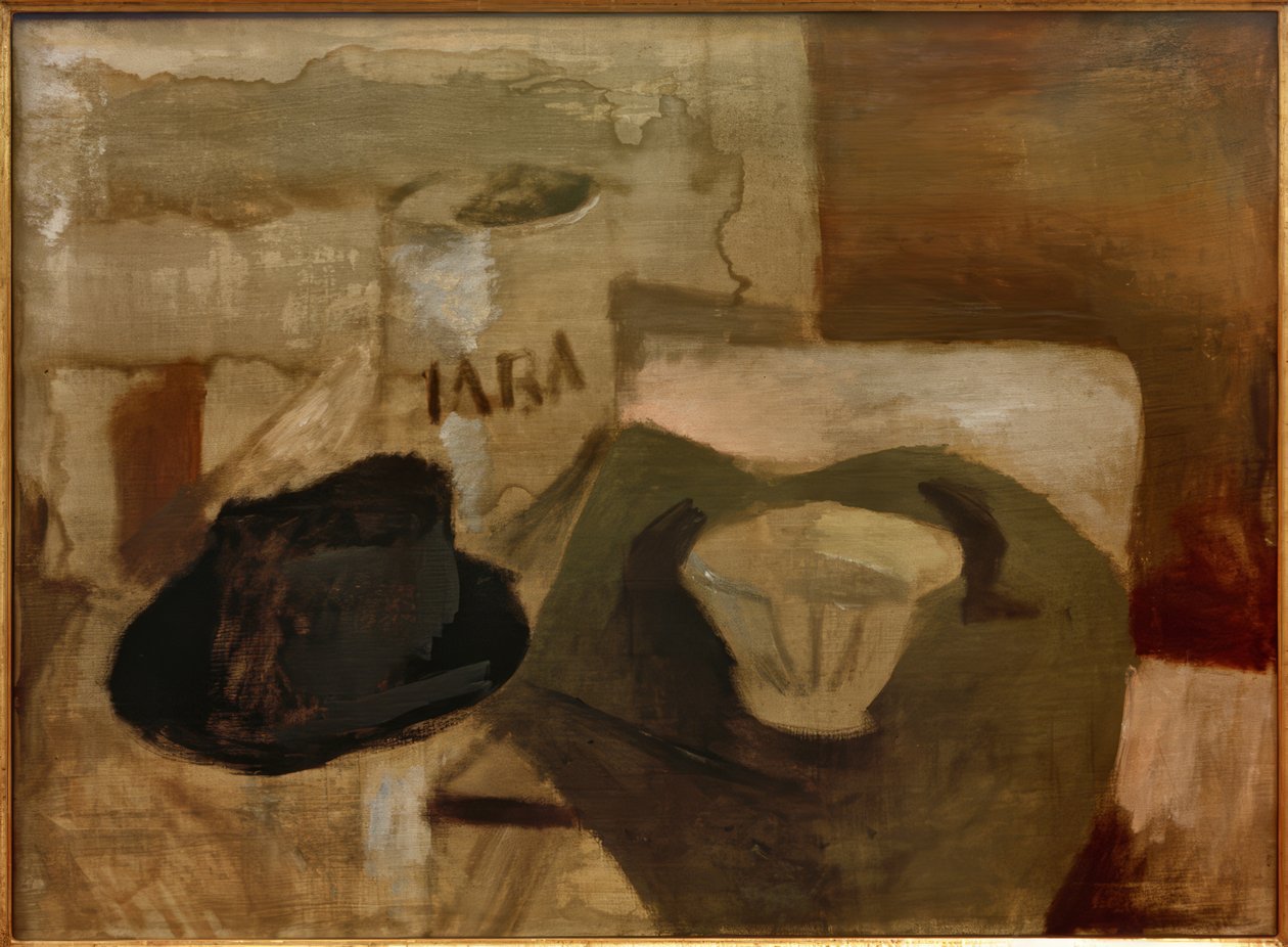 Stilleben med hat og kar af Andre Derain