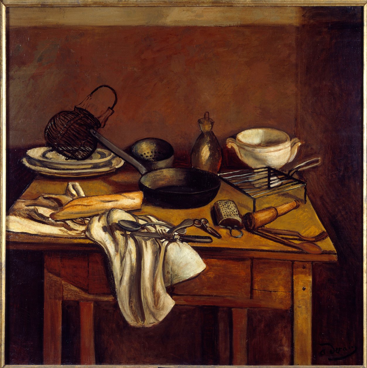 The Kitchen Table, ca. 1922 (olie på lærred) af Andre Derain