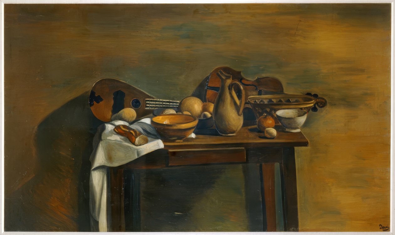 Det pyntede bord af Andre Derain