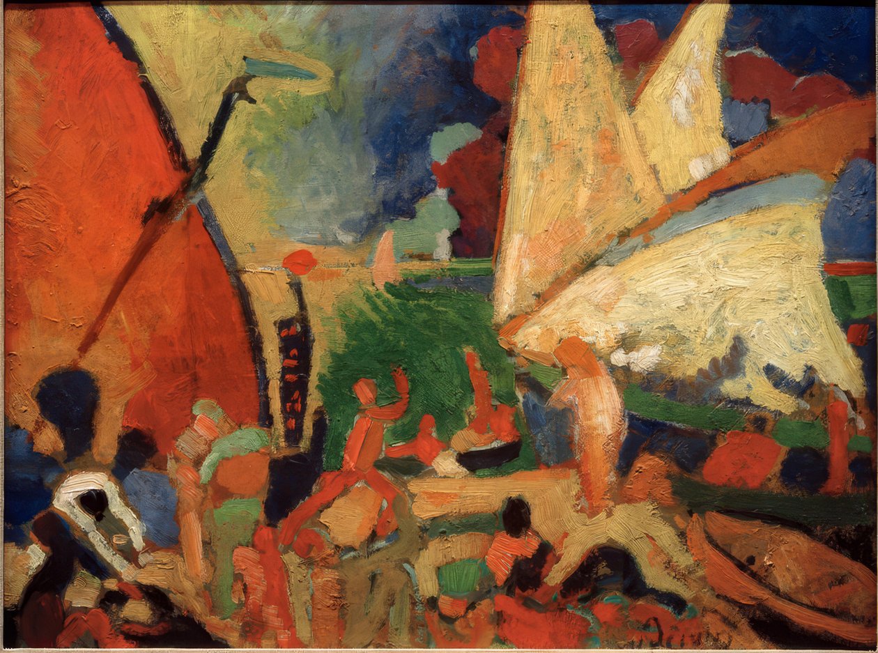 Sejlbåde i Collioure af Andre Derain