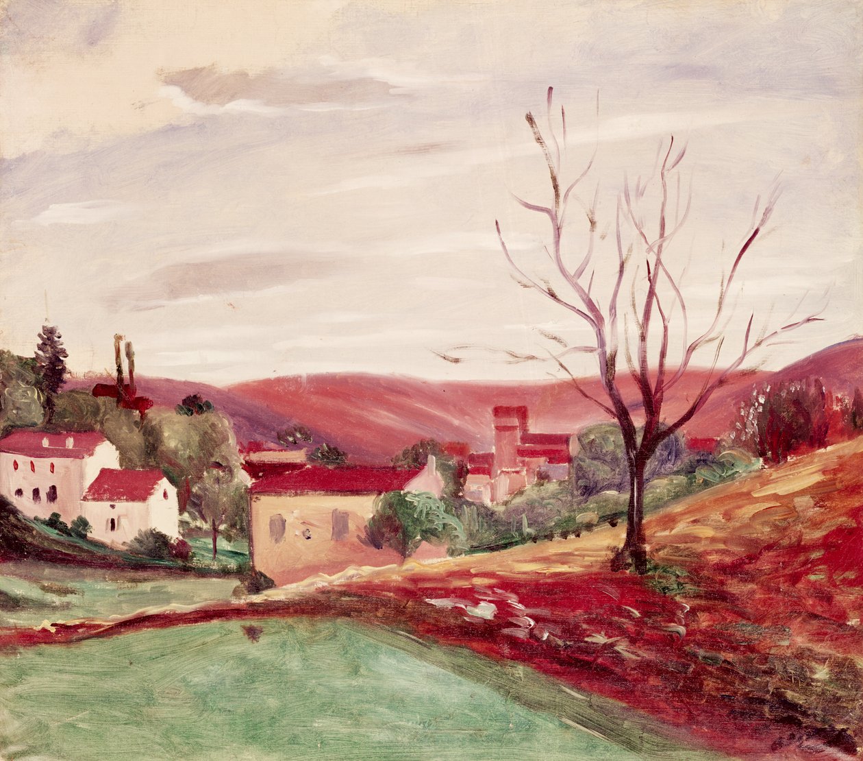 Vinterlandskab af Andre Derain