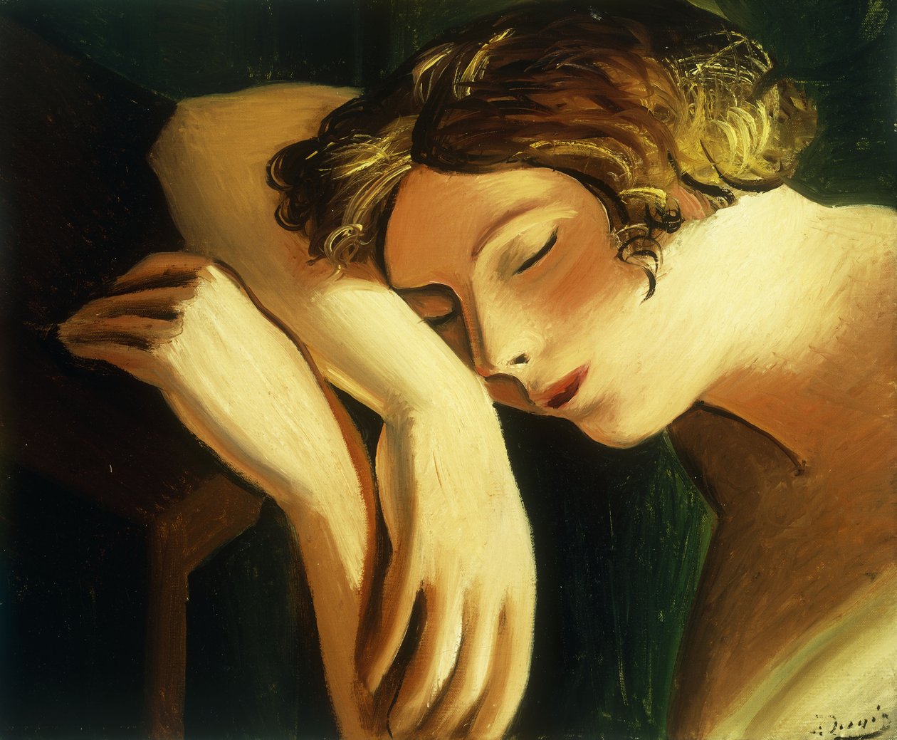 Kvinde, der sover; Femme Dormee af Andre Derain