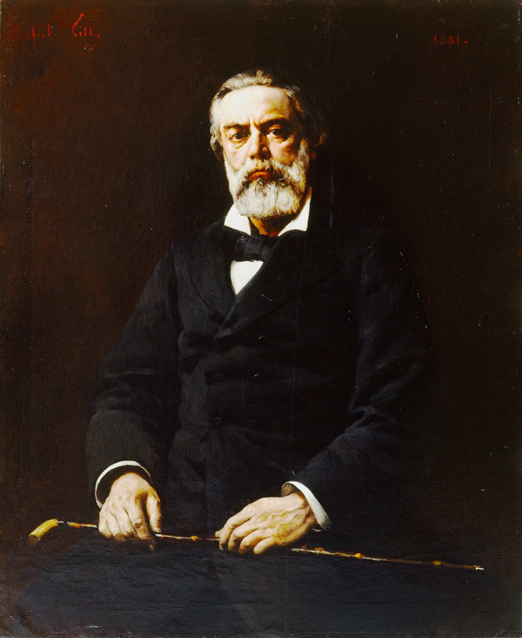 Portræt af Jules Vallès 1832-1885, 1881. af Andre Gill