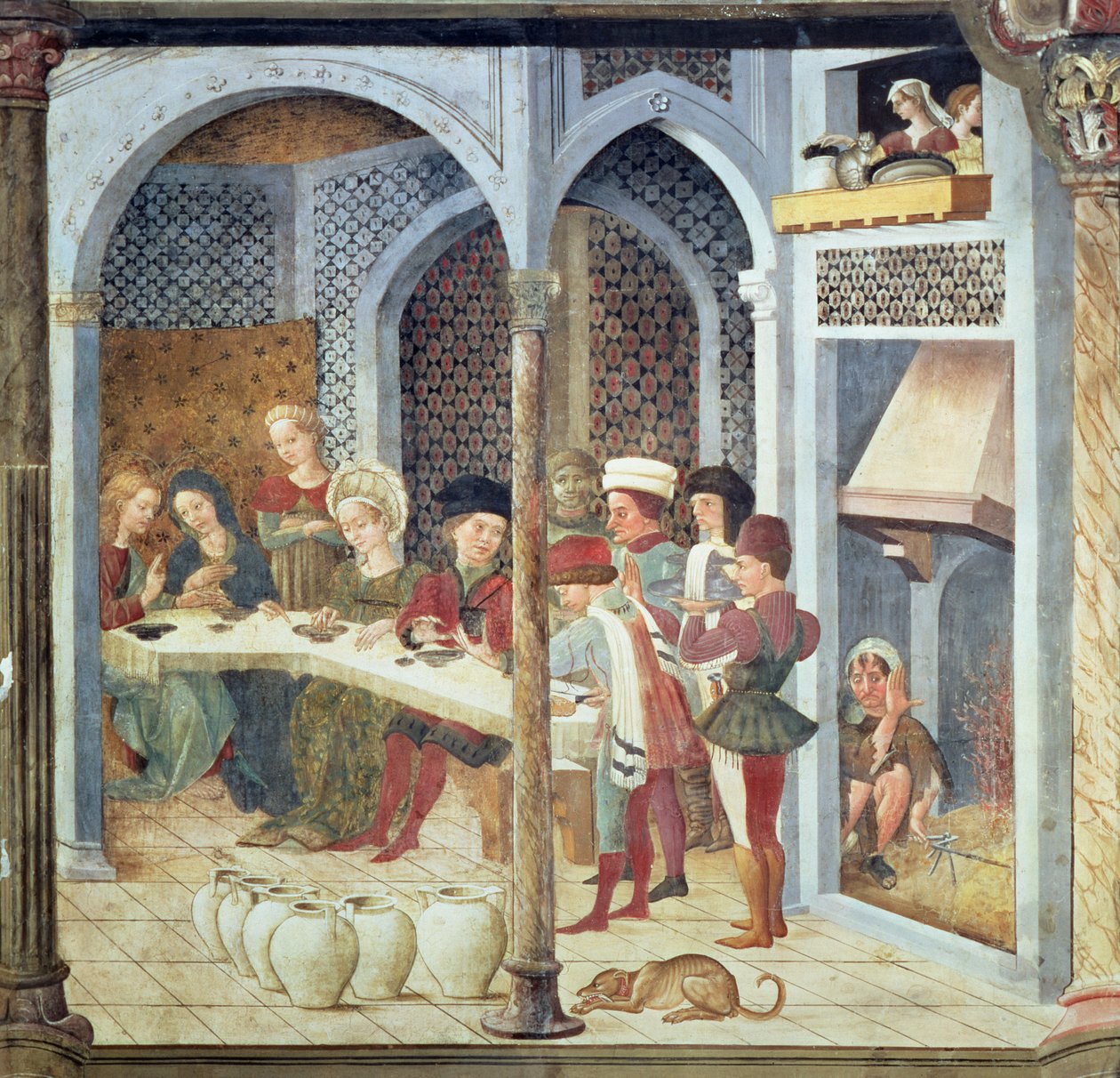 Ægteskabet i Kana, 1470 af Andrea Delitio