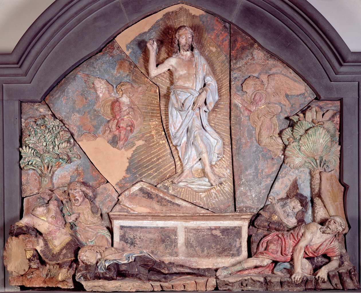 The Careggi Resurrection (polykrom terracotta) af Andrea del Verrocchio