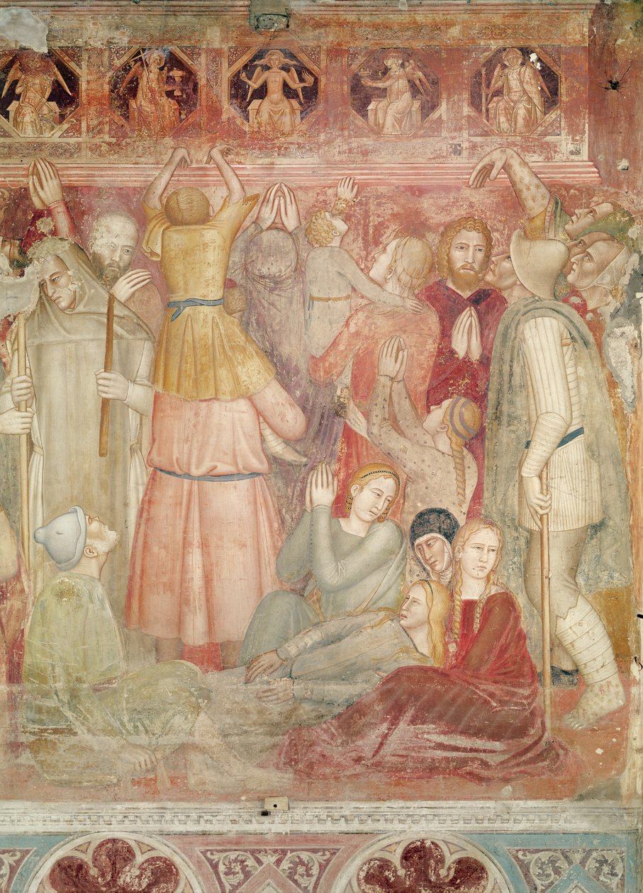 Sankt Peters Martyrs forkyndelse, ca. 1366-68 af Andrea di Bonaiuto