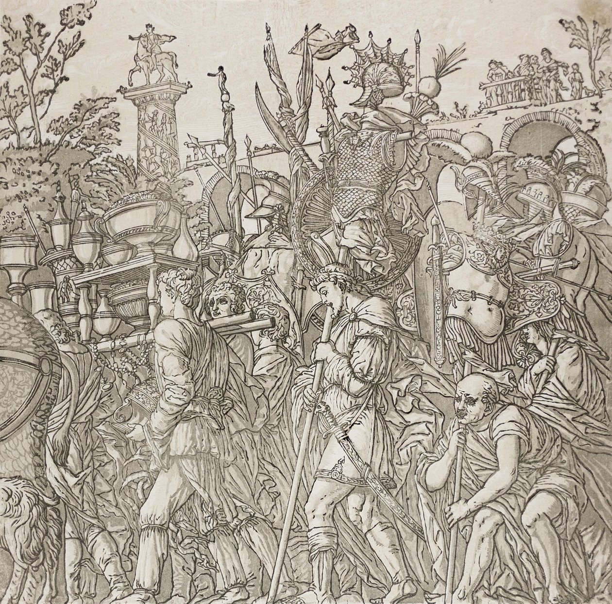 Cæsars triumf, 1599 af Andrea Andreani