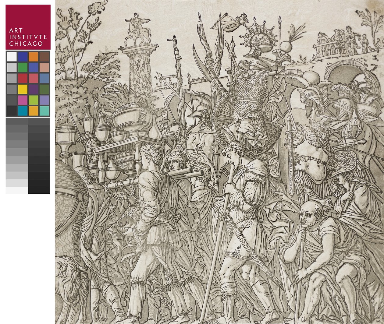 Cæsars triumf, 1599 af Andrea Andreani