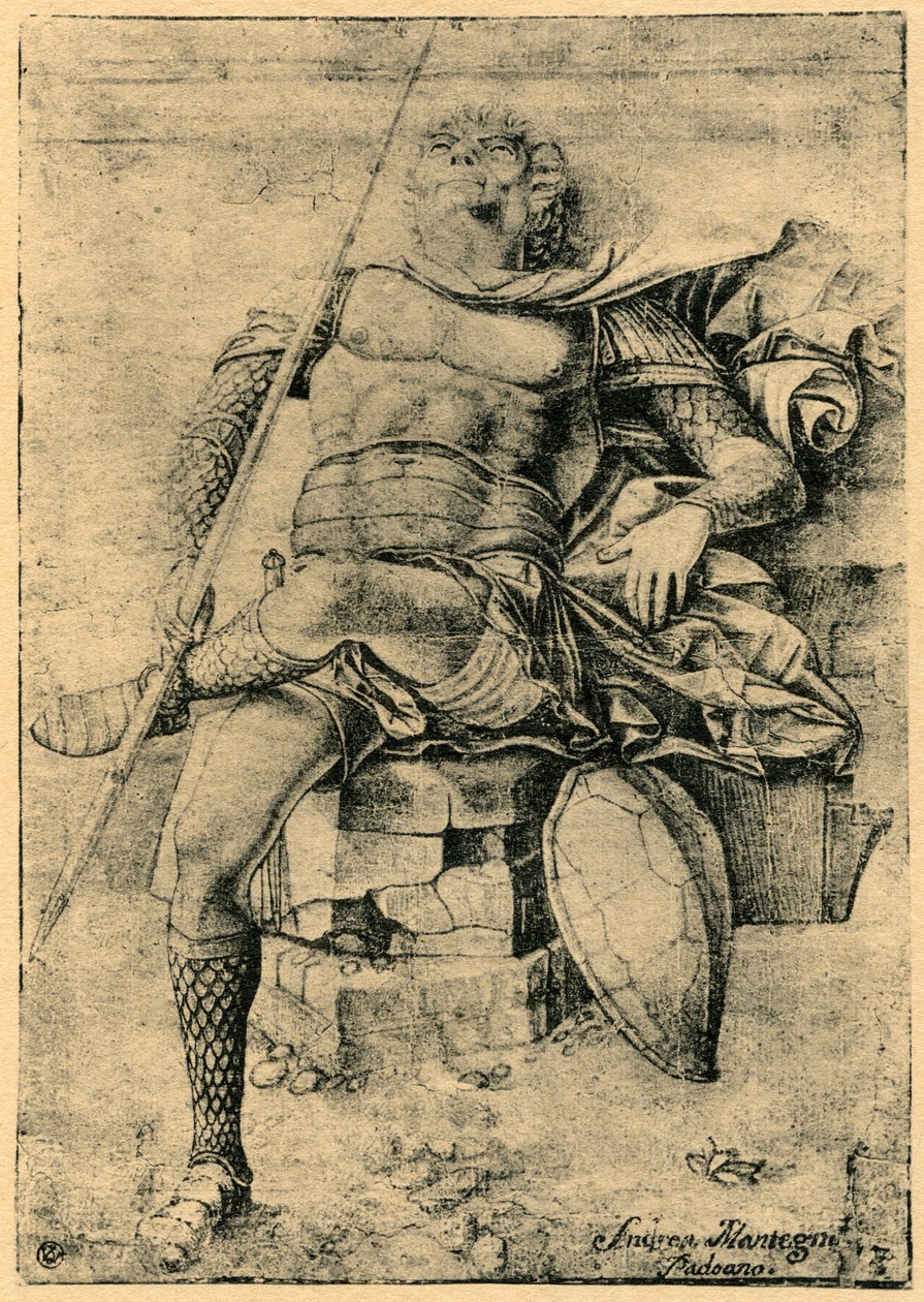 En sovende soldat, 1913. af Andrea Mantegna