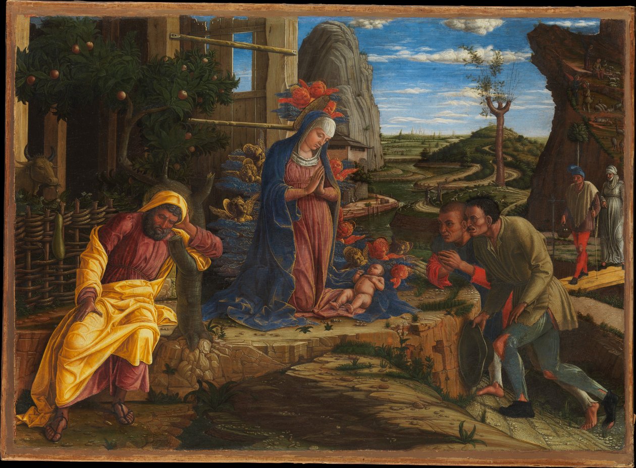 Hyrdernes tilbedelse af Andrea Mantegna