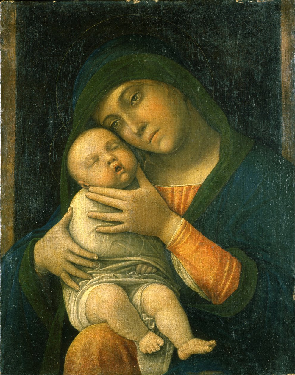 Jomfru og barn af Andrea Mantegna