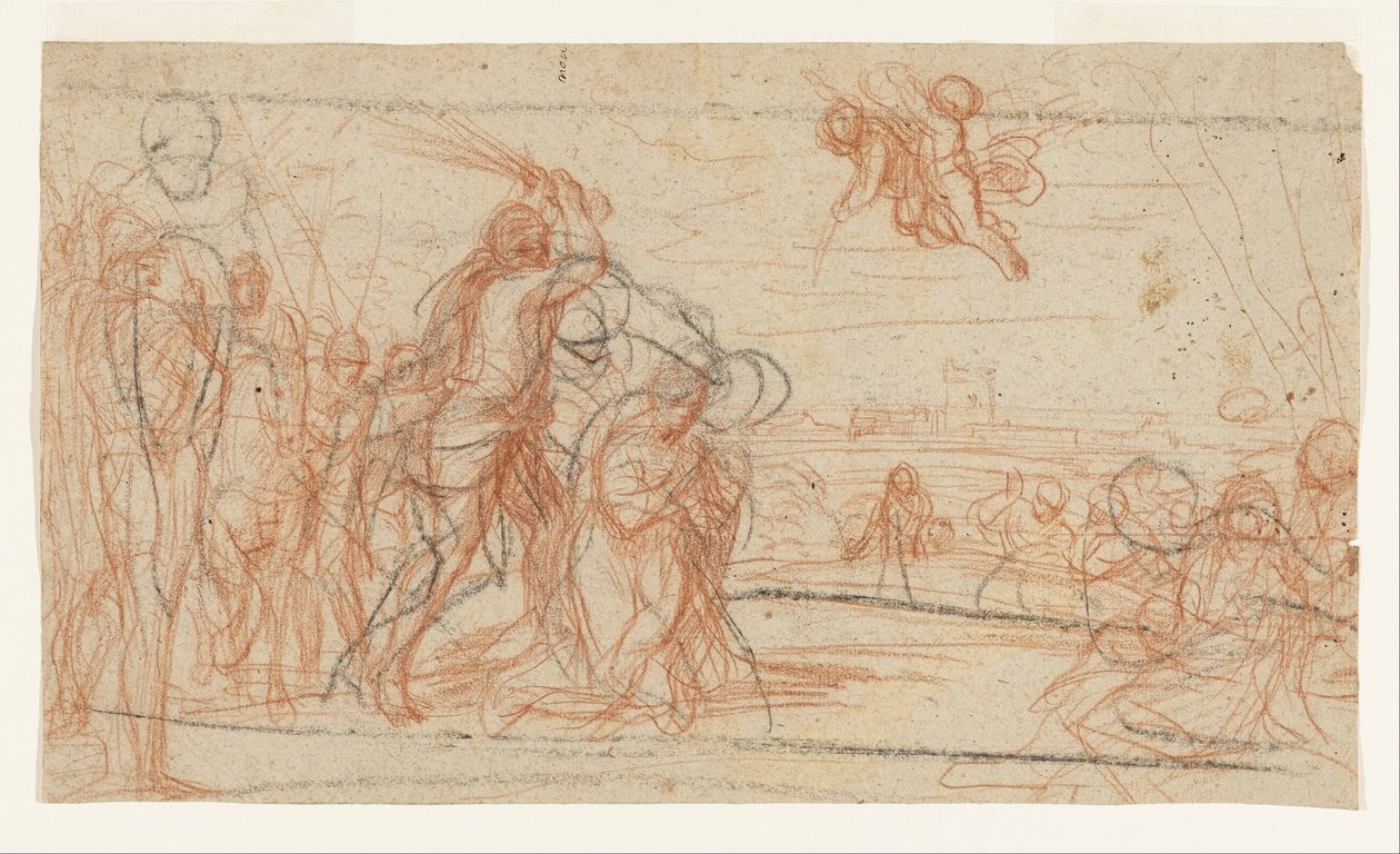 Martyrdom af en helgen af Andrea Sacchi