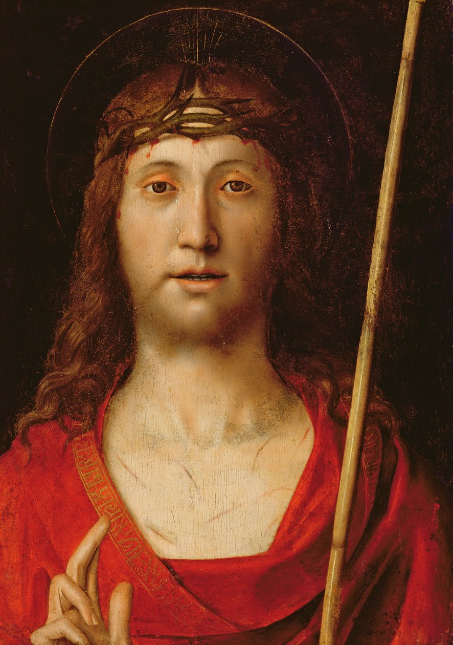 Ecce Homo (olie på panel) af Andrea Solario