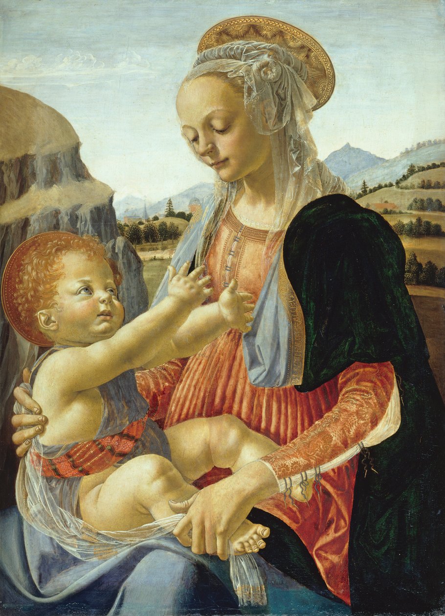 Madonna og barn af Andrea Verrocchio
