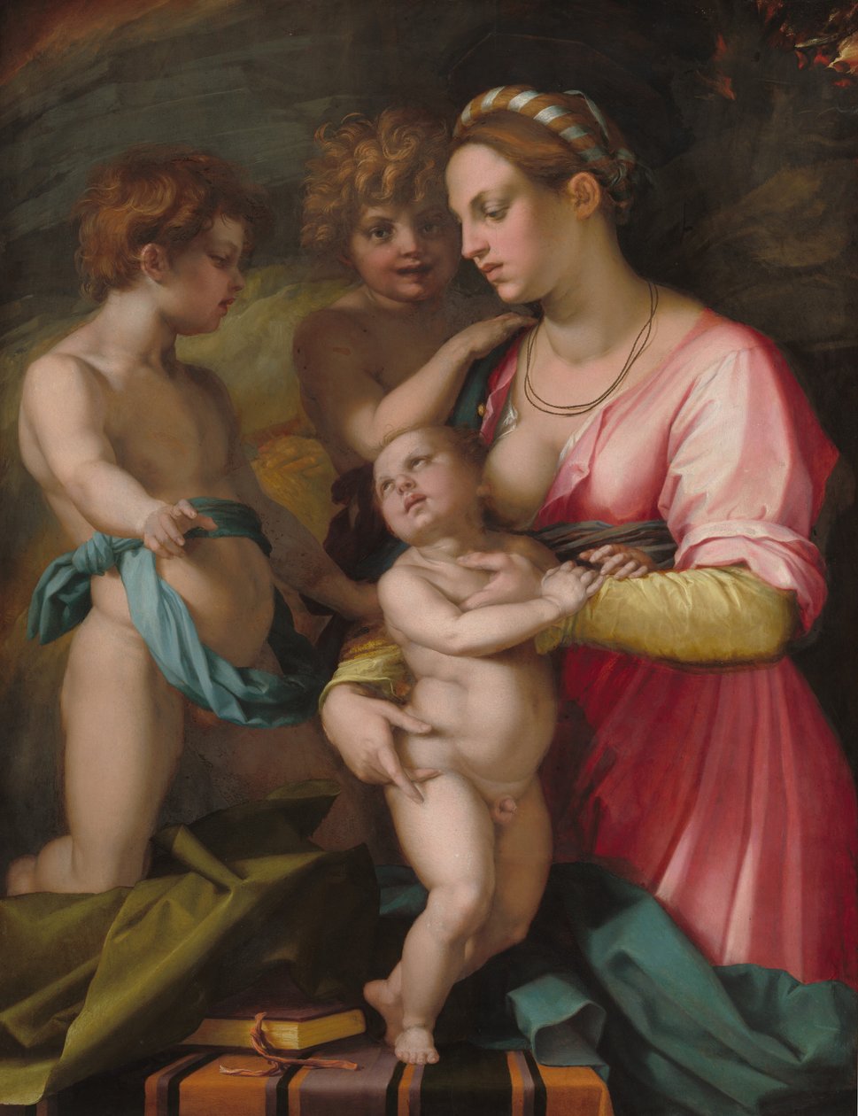 Velgørenhed, før 1530. af Andrea del Sarto