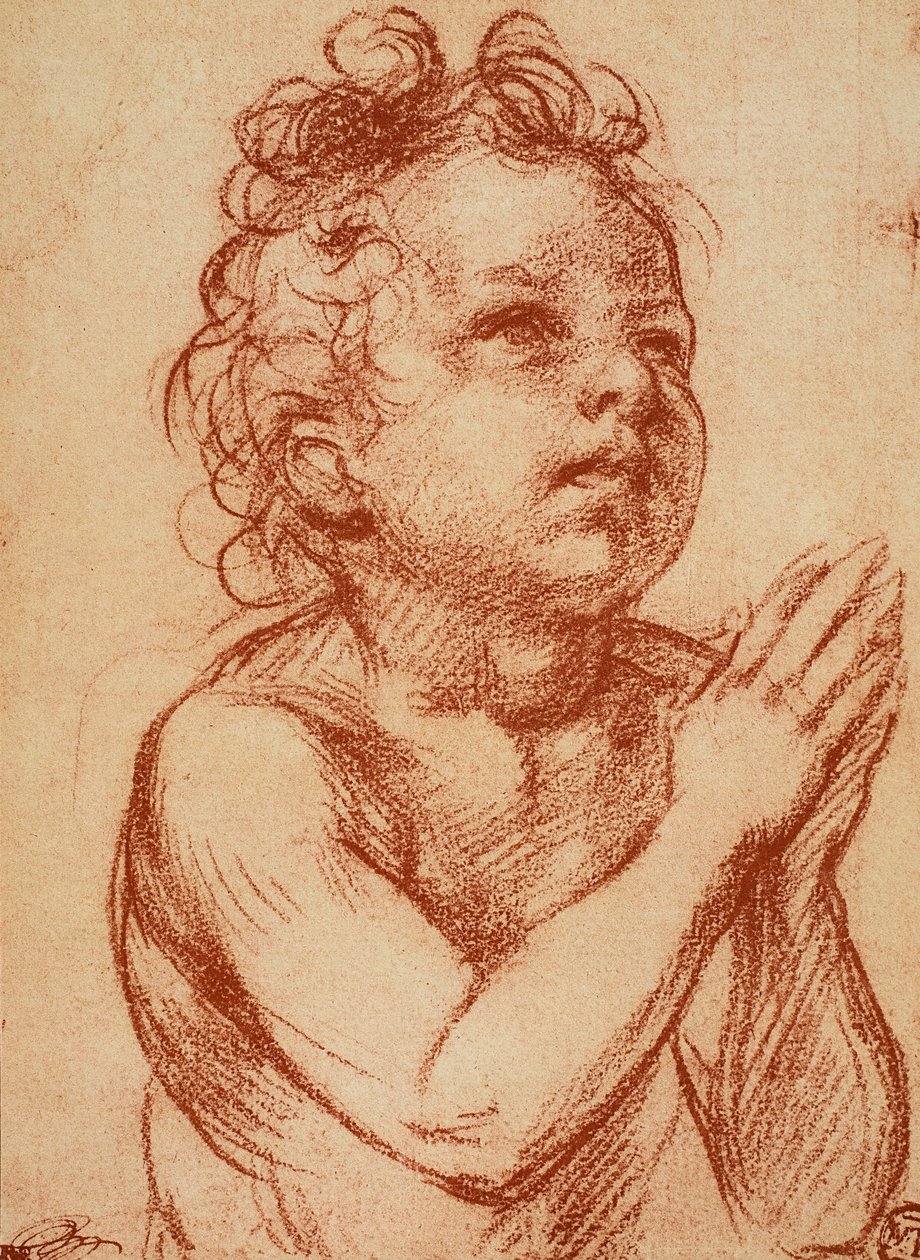 Ung dreng beder af Andrea del Sarto