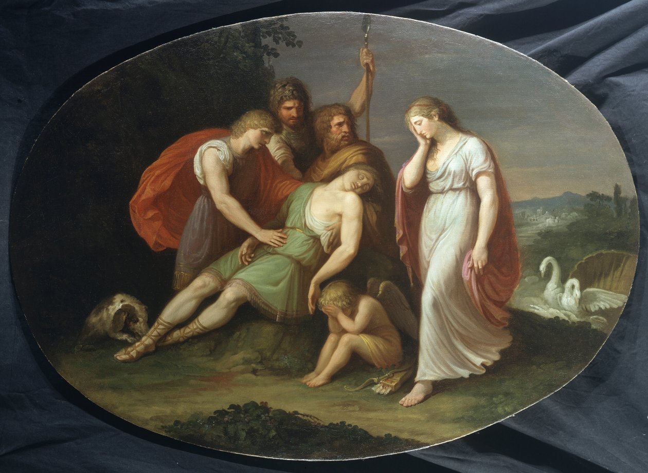 Adonis død af Andrea the Elder Appiani