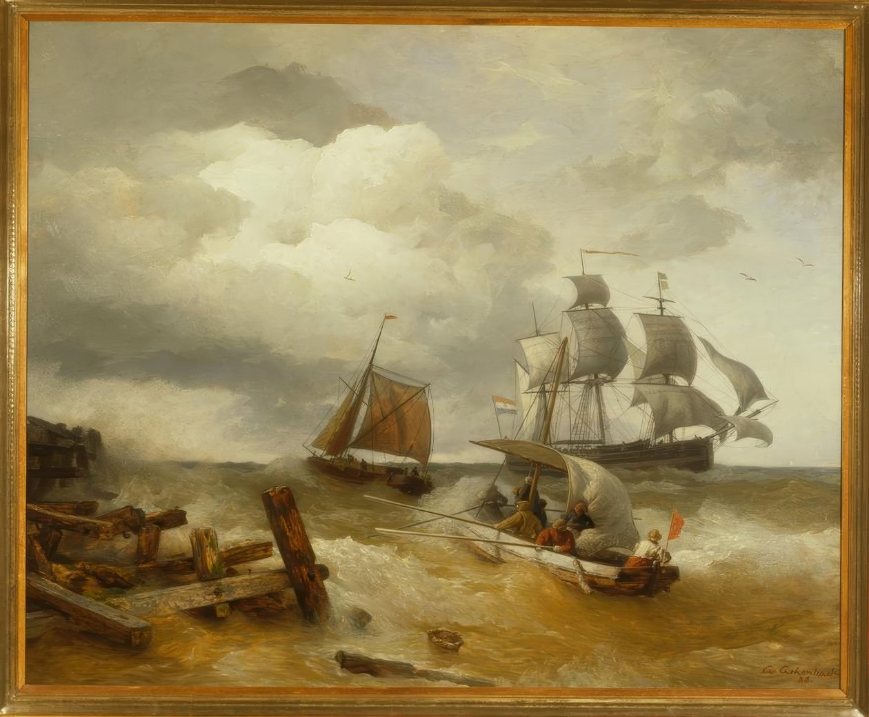 A. Achenbach, Marine af Andreas Achenbach
