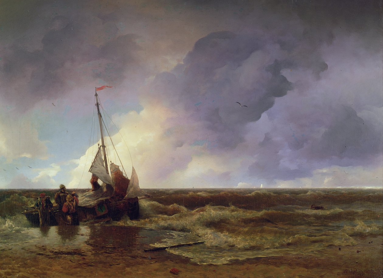 Kommer i land af Andreas Achenbach