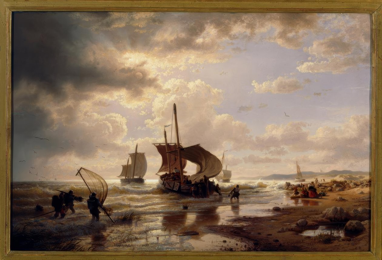 A. Achenbach, opklaringsvejr af Andreas Achenbach