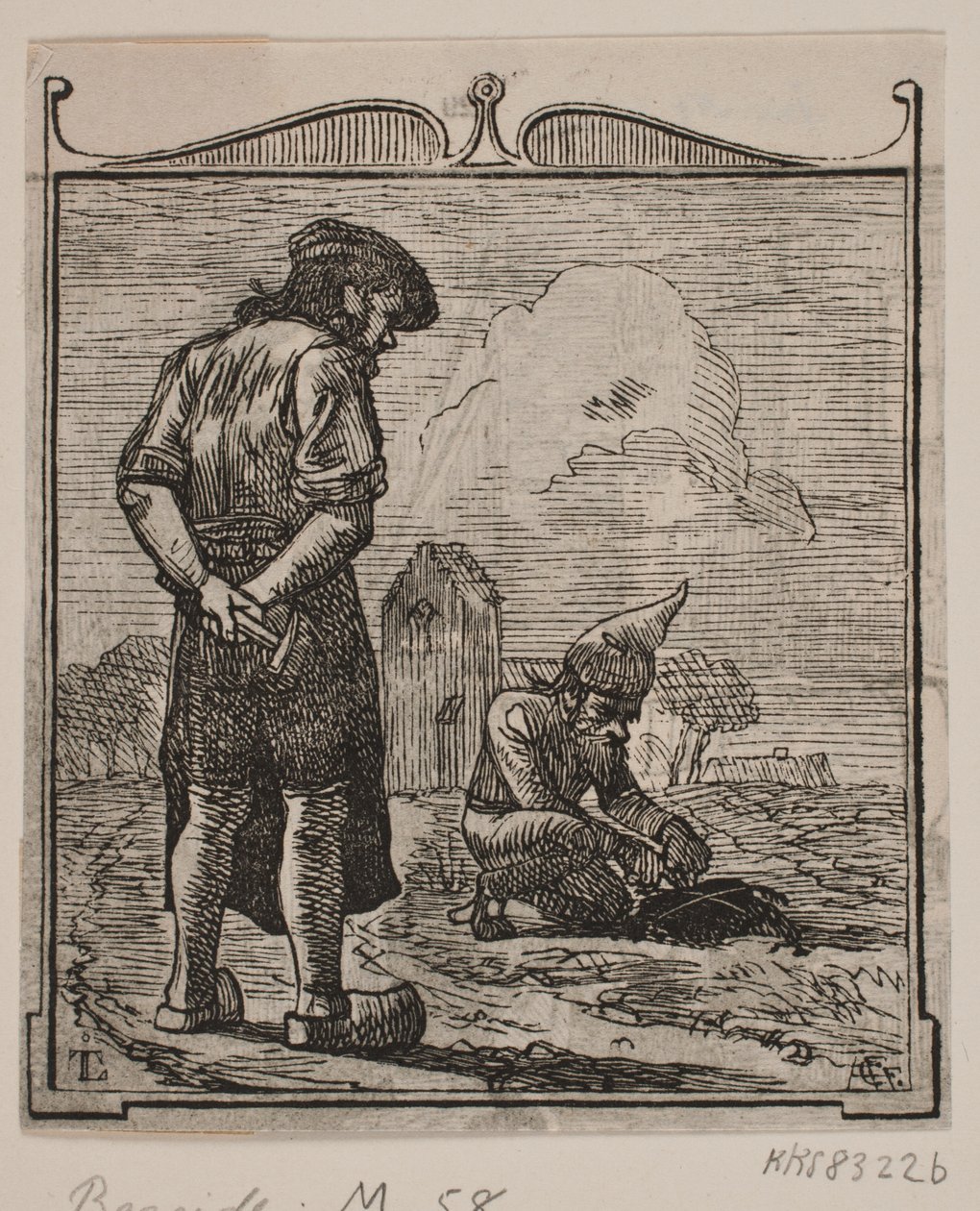 Compositioavnal undersøgelse, muligvis for A Measure af Andreas Flinch