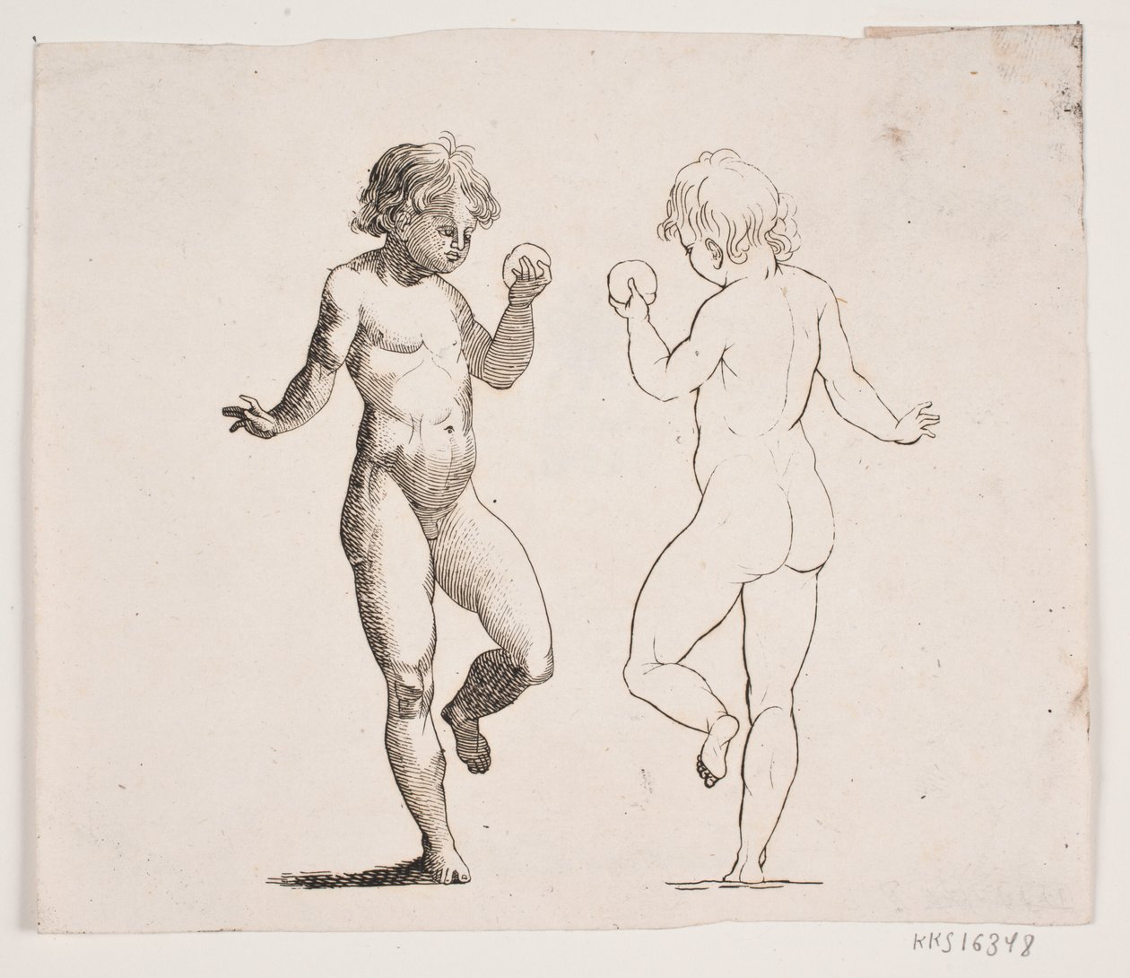 Dansende dreng af Andreas Lillienberg