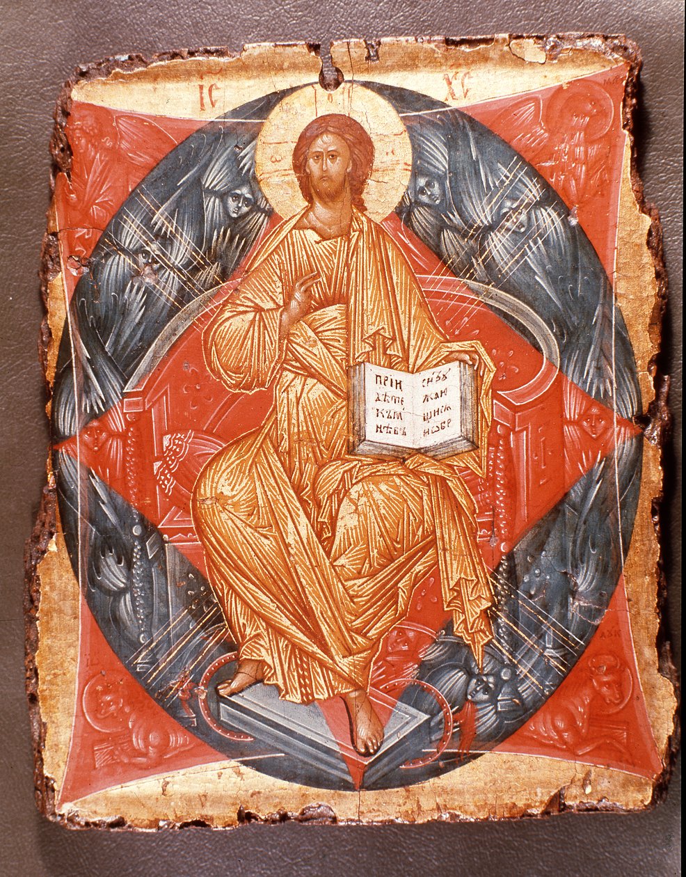 Ikon (tempera på panel) af Andrei Rublev