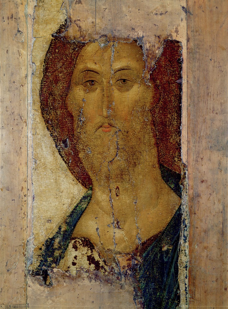 Redeemer, 1420 (tempera på panel) af Andrei Rublev