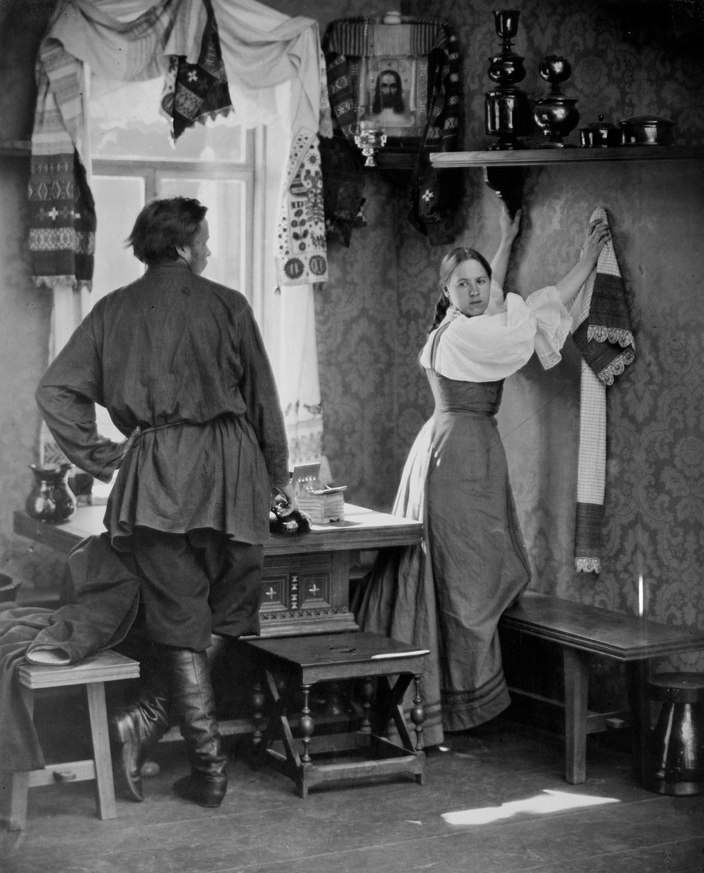 Russisk komposition, c1880-c1882 af Andrei Osipovich Karelin
