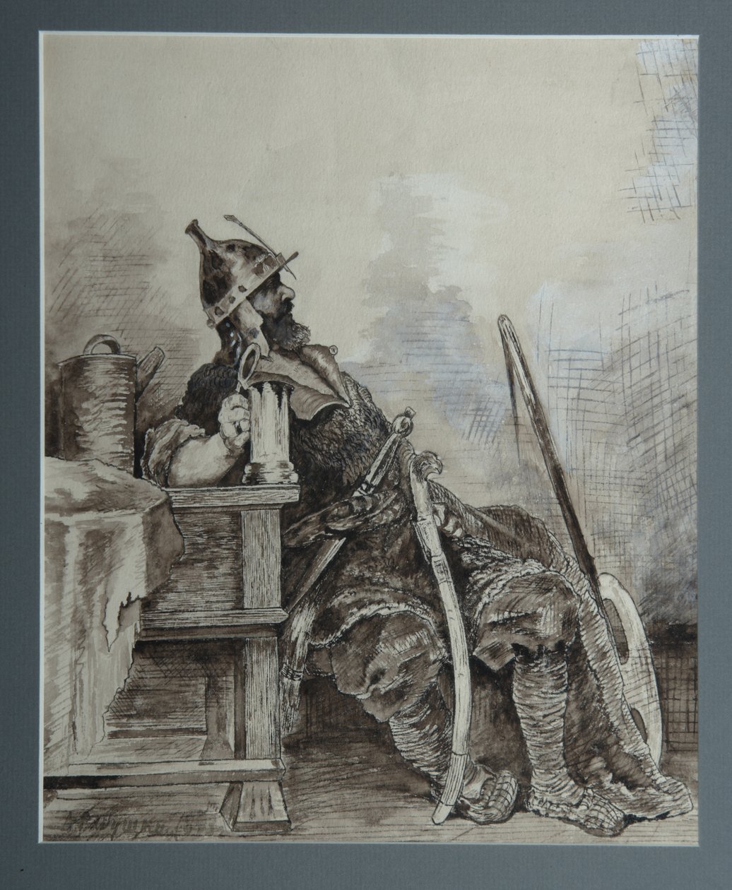 Bogatyr, 1893 af Andrei Petrovich Ryabushkin