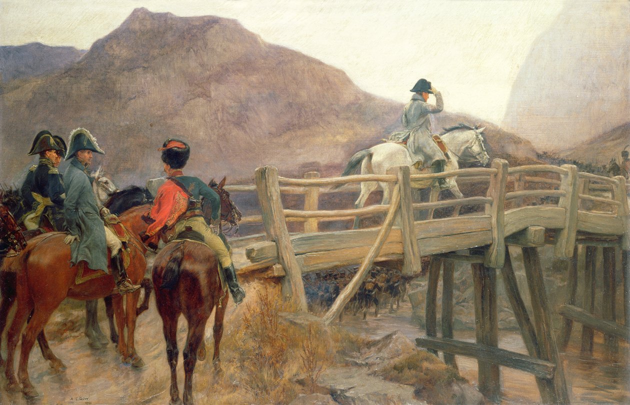 Napoleon, 1896 af Andrew Carrick Gow