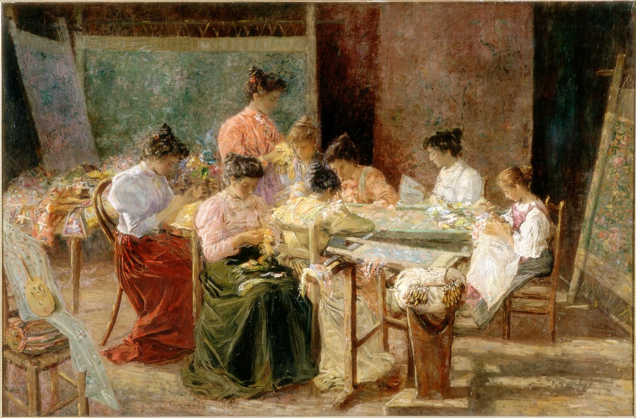 Venetianske broderiproducenter, ca. 1905 af Andrew Colley