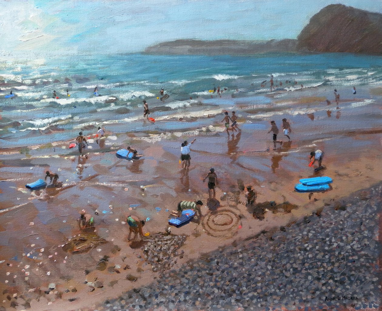 Circles in the Sand, Sidmouth, 2007 af Andrew Macara