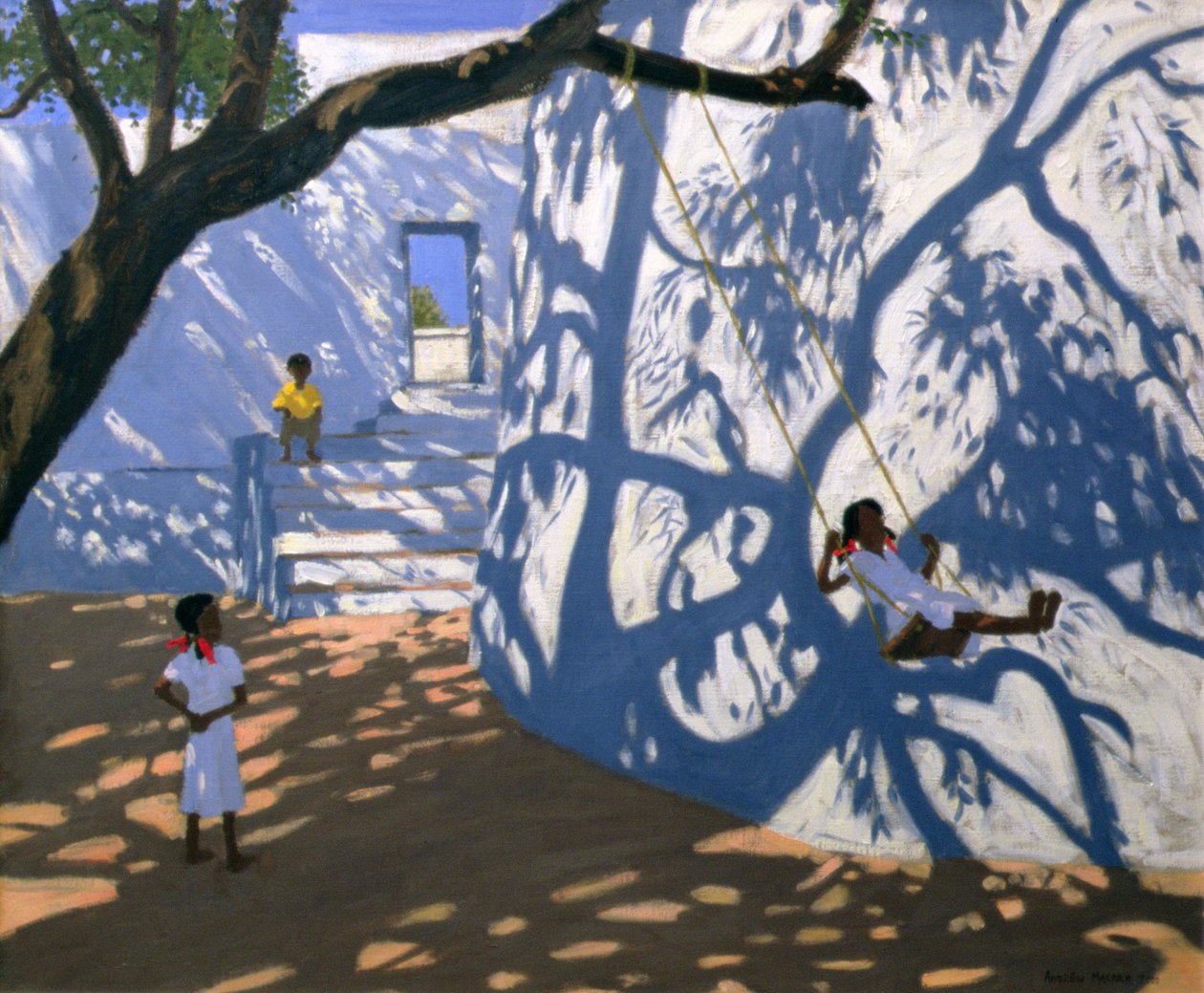 Girl on a Swing, Indien, 2000 af Andrew Macara