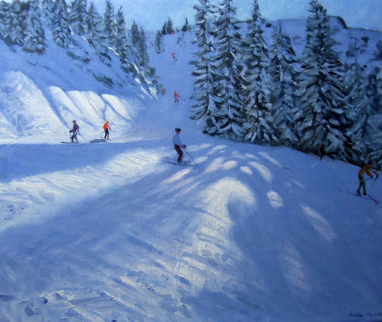 Morzine, skiløjpe af Andrew Macara