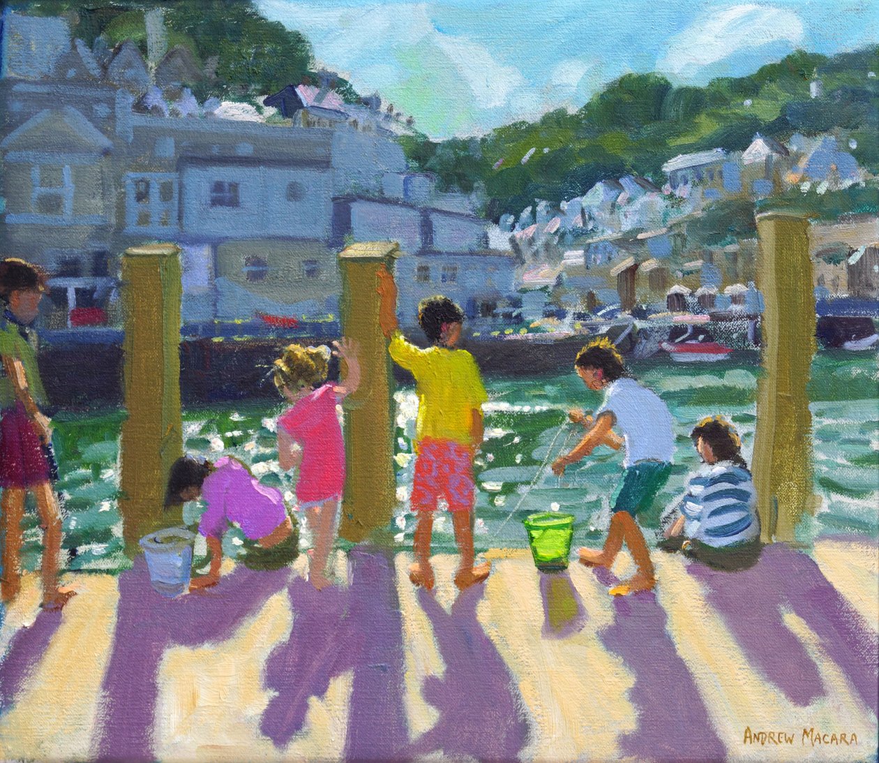 Kajfiskeri, Looe, 2015, af Andrew Macara