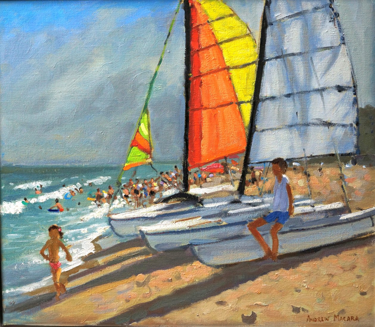 Sejlbåde, Garrucha, Spanien af Andrew Macara