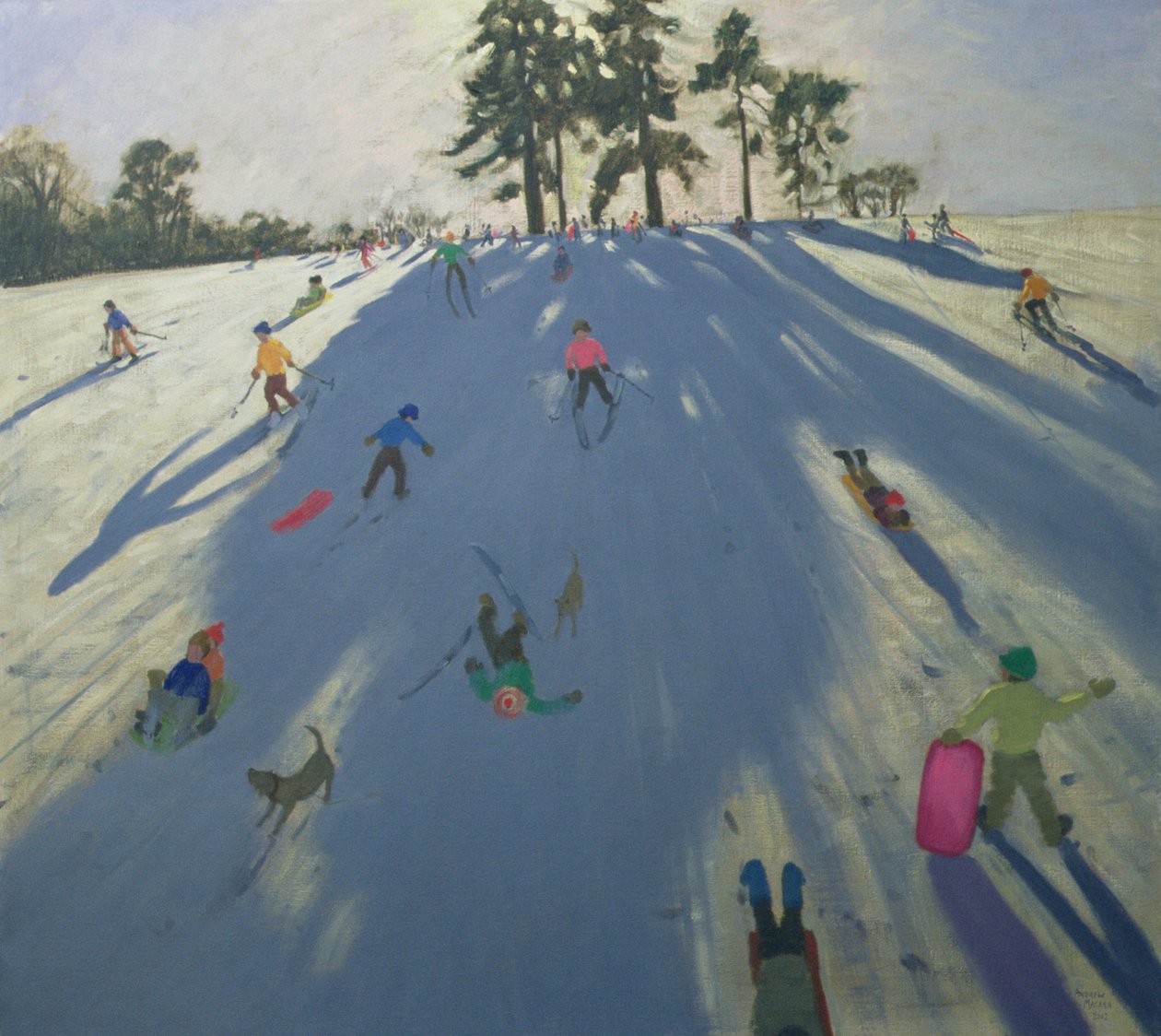 Skiløb, Calke Abbey, Derby af Andrew Macara