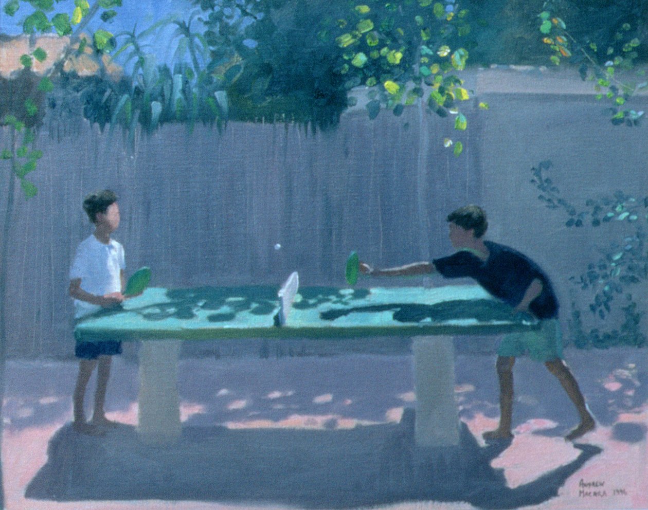 Bordtennis, Frankrig, 1996 af Andrew Macara