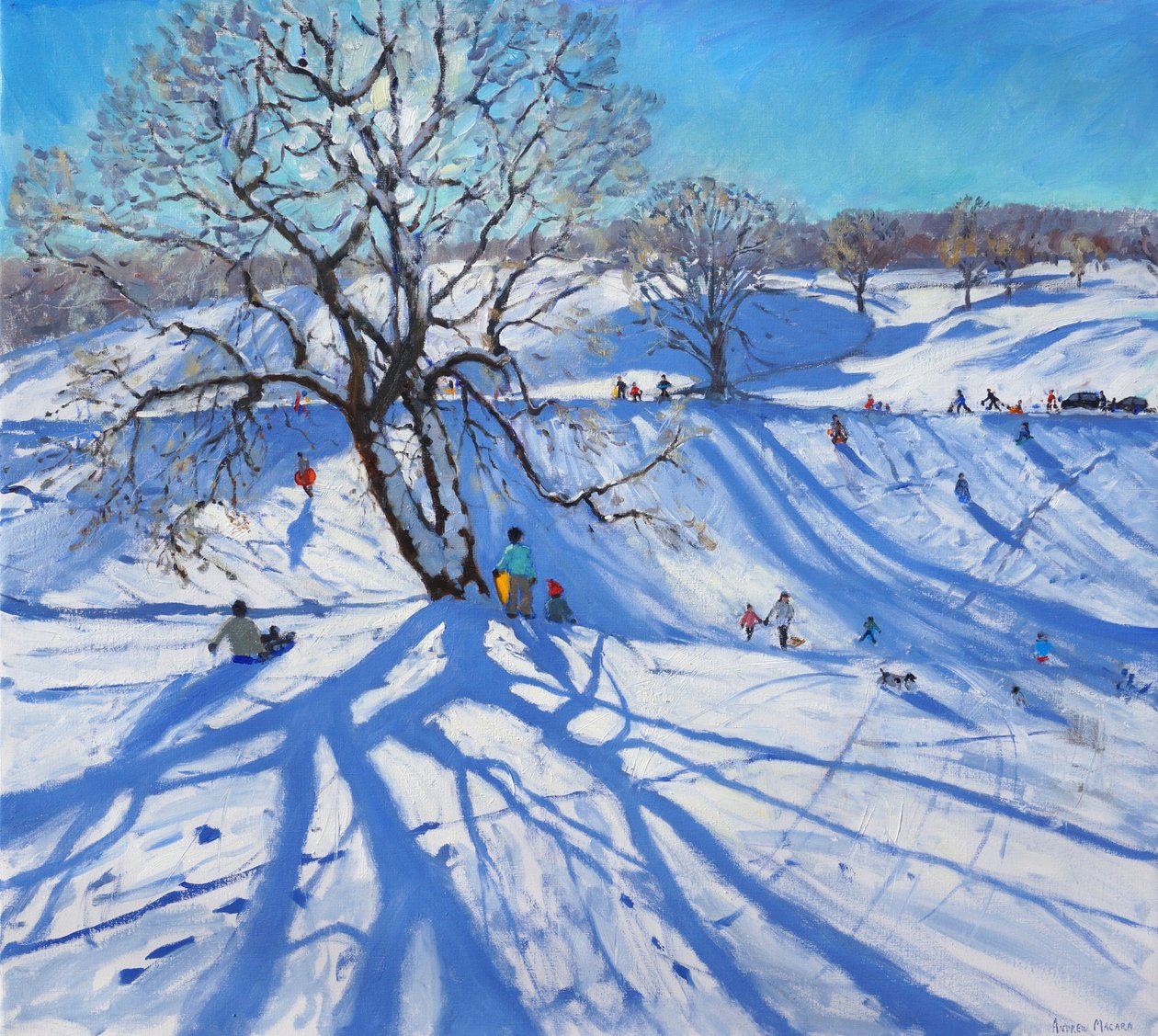 Tobogganers, Chatsworth, 2012 af Andrew Macara