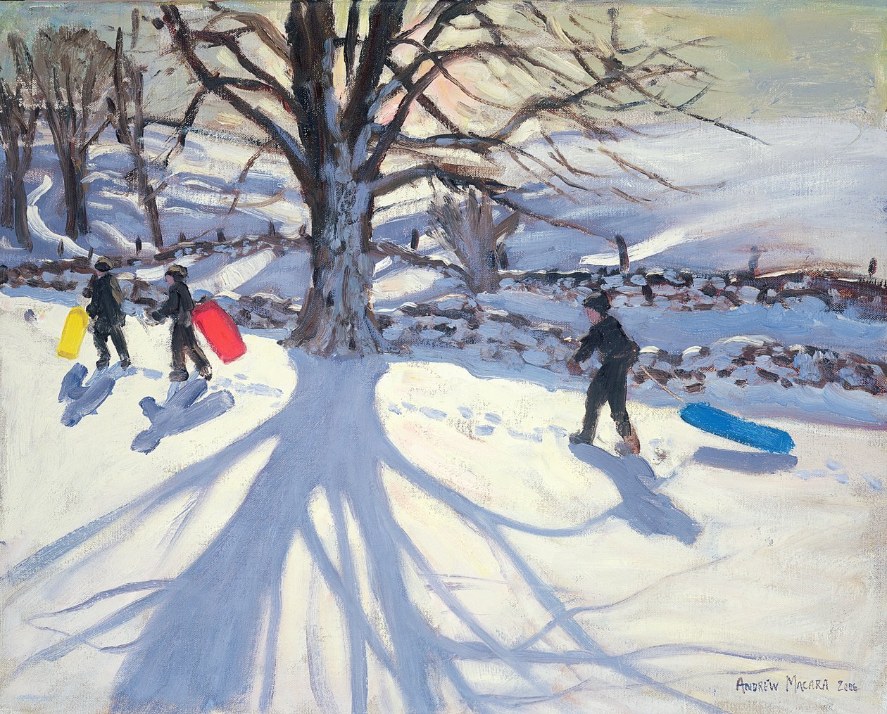 Kælkning, nær Youlgreave, 2004 af Andrew Macara