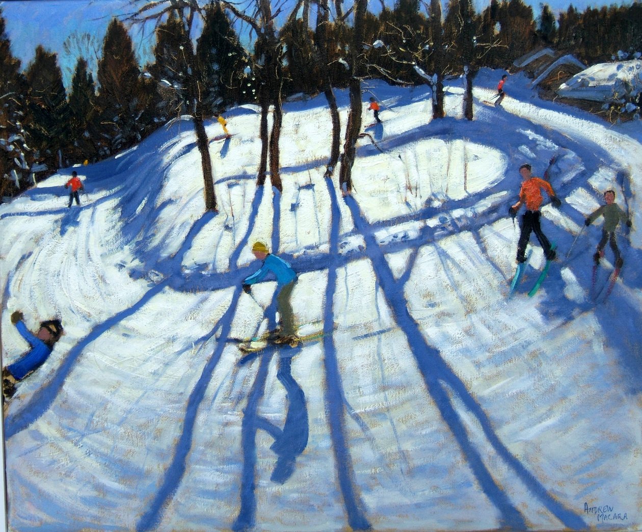 Winding Trail, Morzine af Andrew Macara