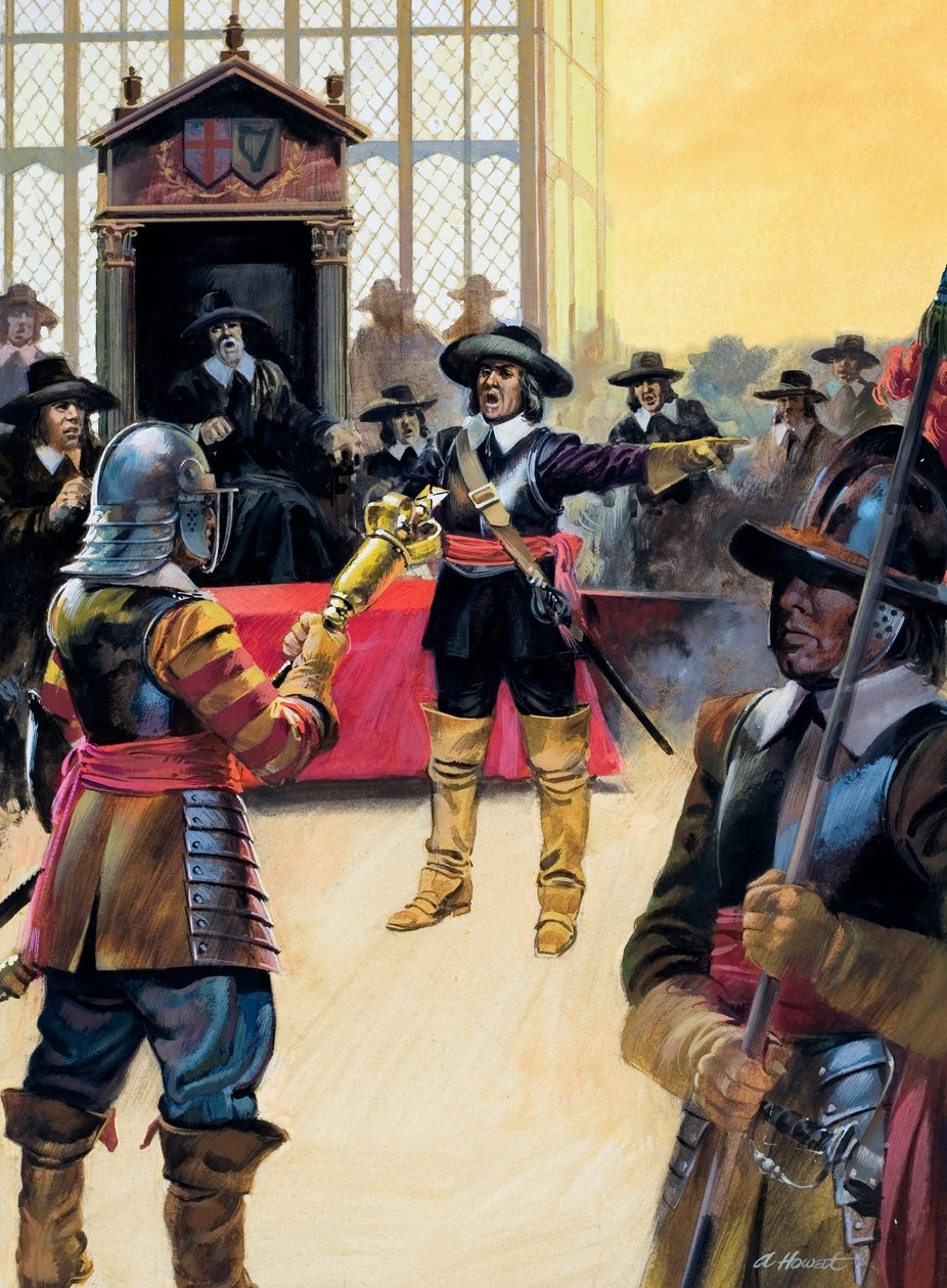 Cromwell afskediger parlamentsmedlemmer af Andrew Howat