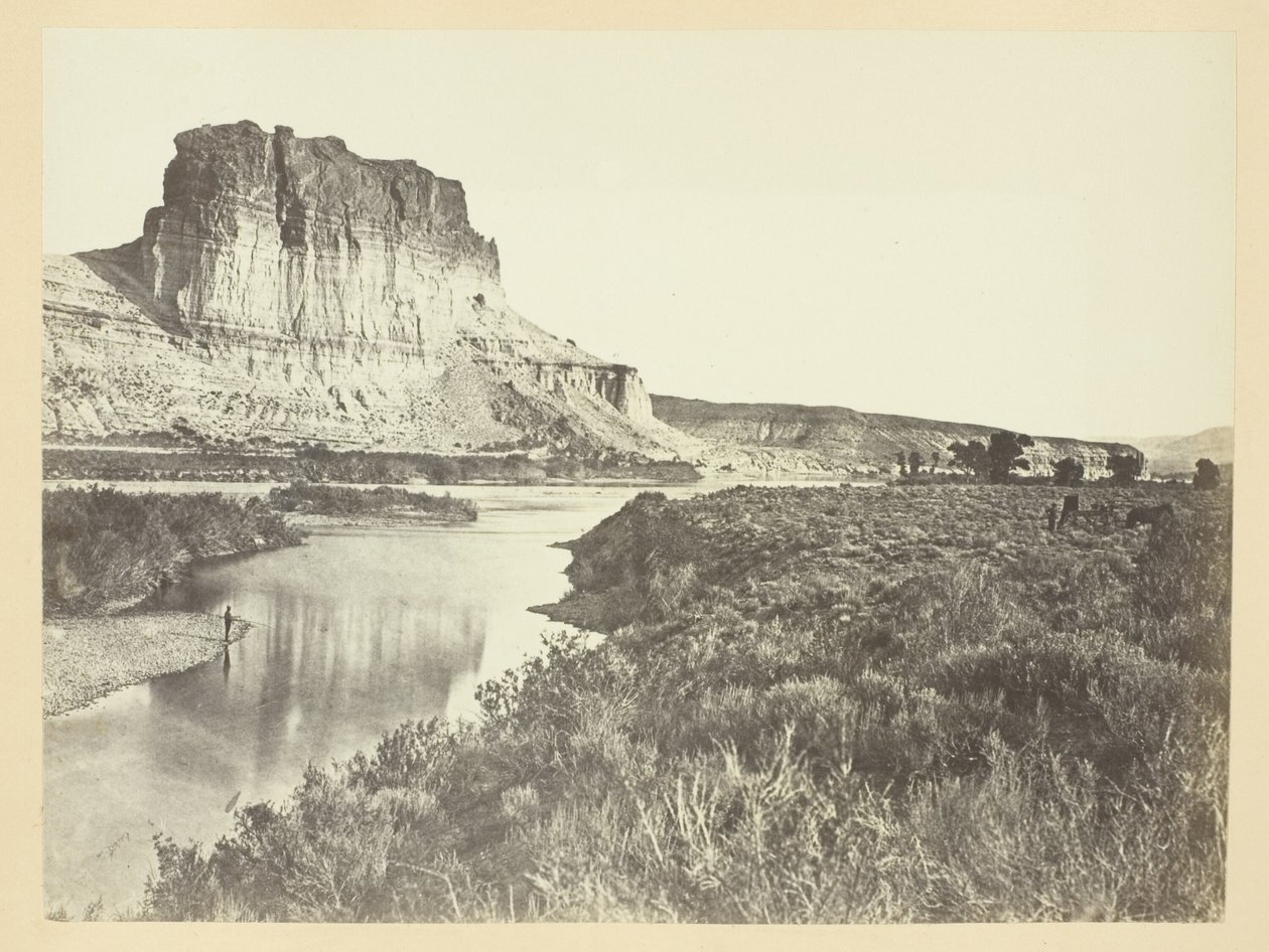 Castle Rock, Green River Valley af Andrew Joseph Russell