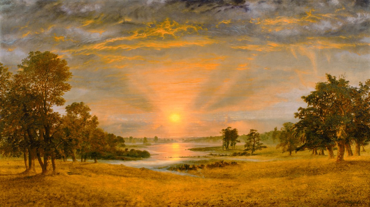 Aften, 1870 af Andrew MacCallum
