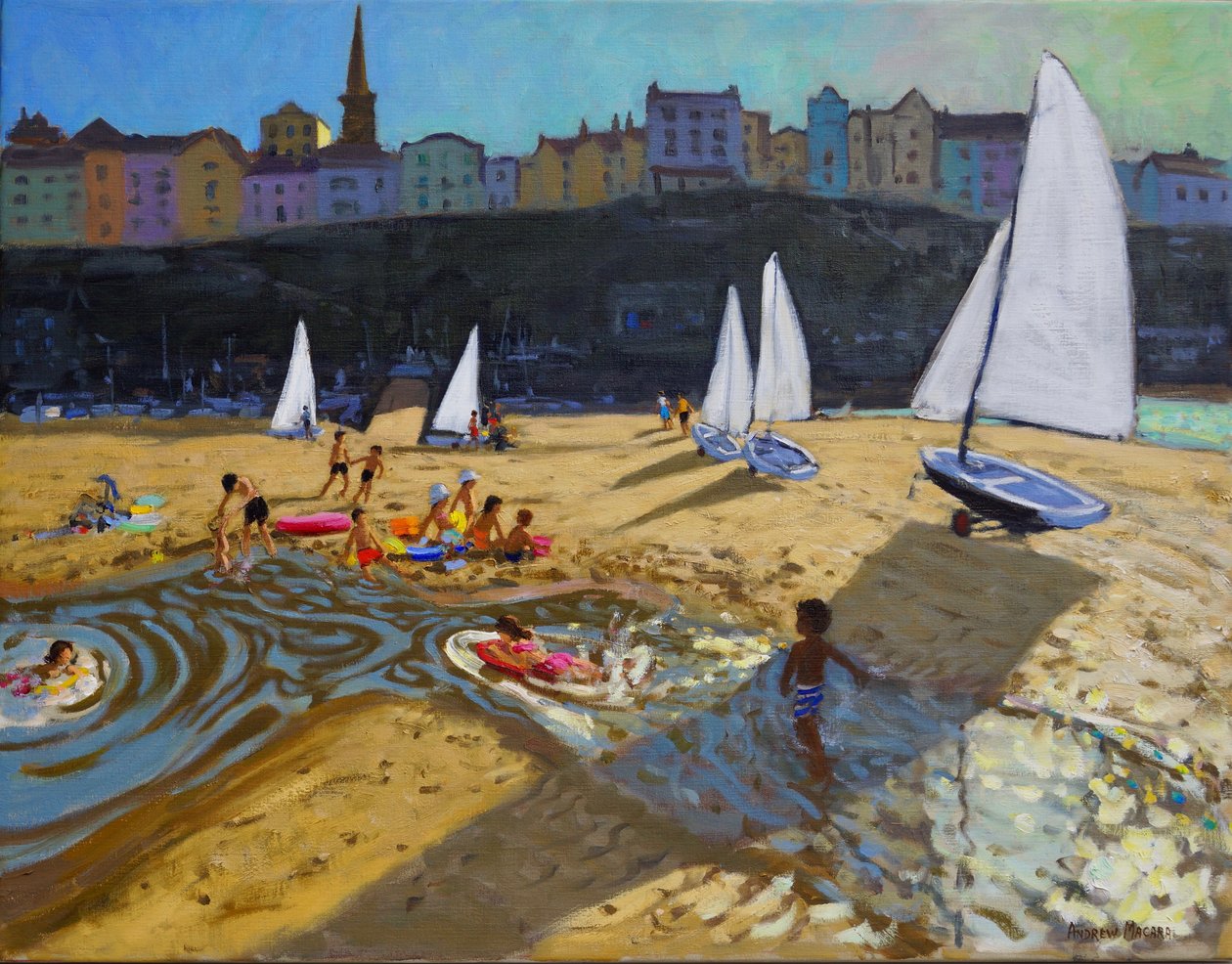 Tenby Regatta, 2017 af Andrew Macara