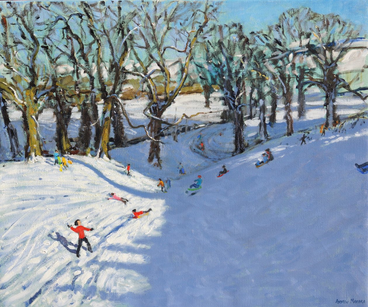 Winter, Rowsley, Derbyshire, 2014 af Andrew Macara