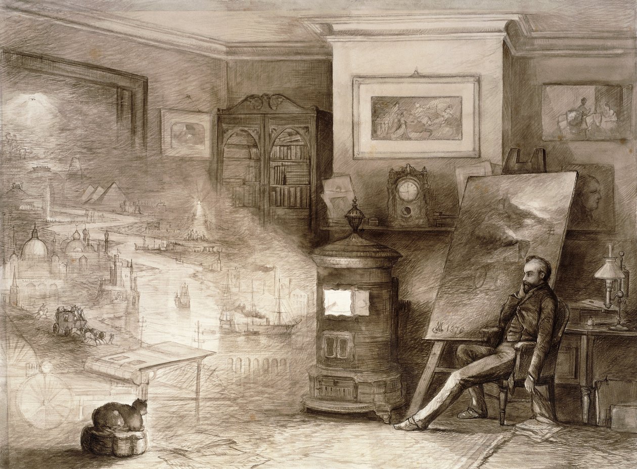 Evening Musings, Tidevandet, 1876 af Andrew Melrose